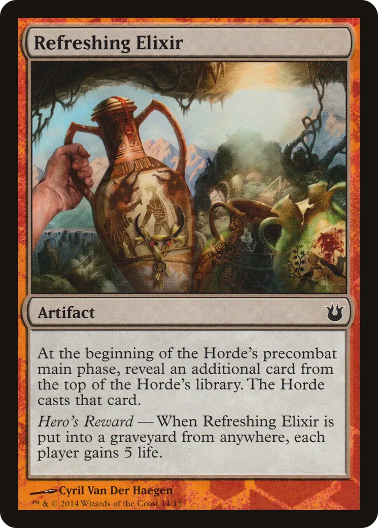 Refreshing Elixir — Battle the Horde — Magic: The Gathering