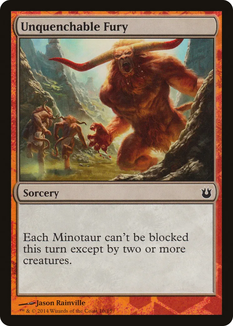 Unquenchable Fury — Battle the Horde — Magic: The Gathering
