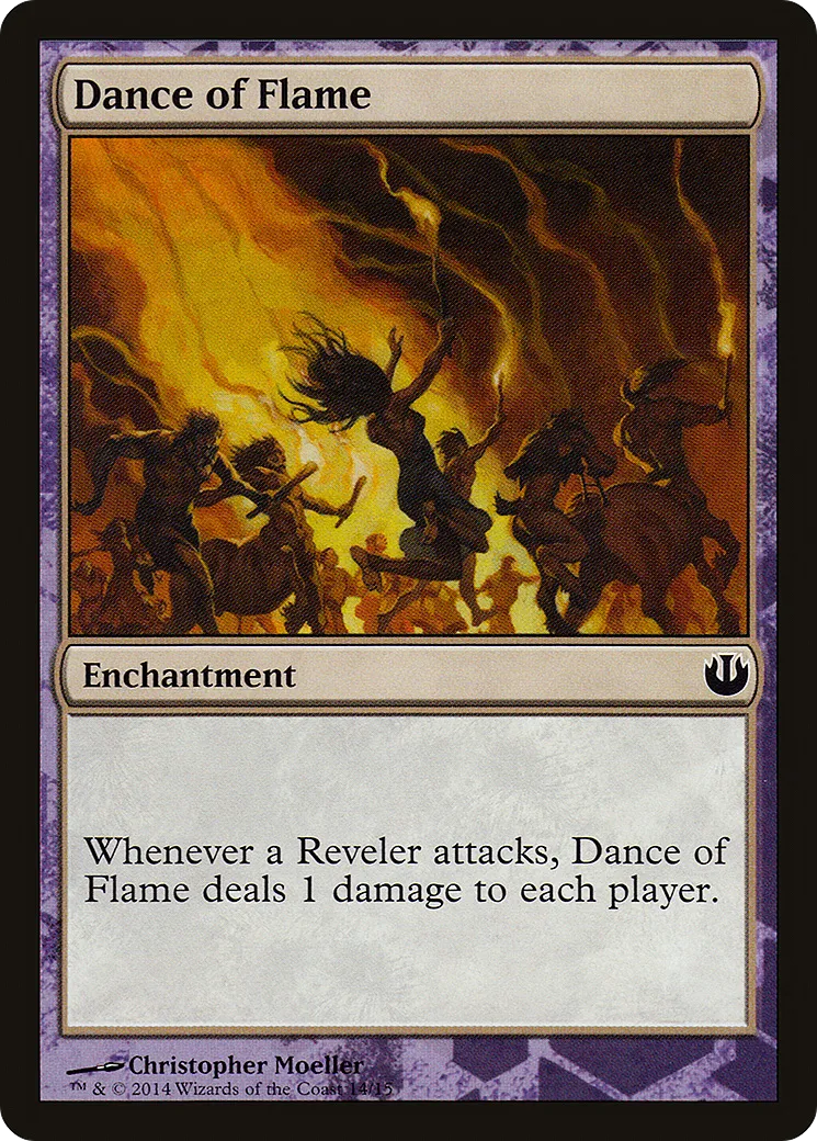 Dance of Flame — Defeat a God — Magic: The Gathering