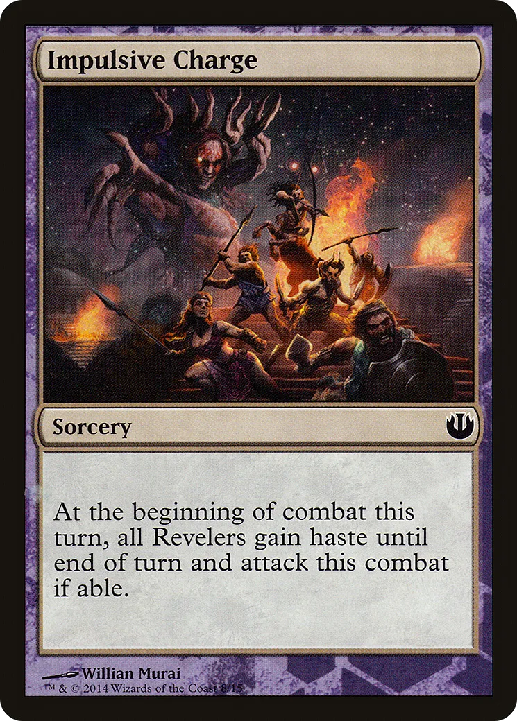 Impulsive Charge — Defeat a God — Magic: The Gathering