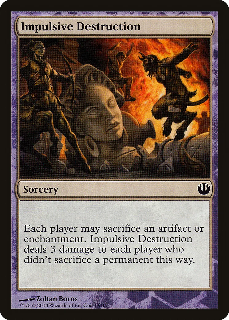 Impulsive Destruction — Defeat a God — Magic: The Gathering