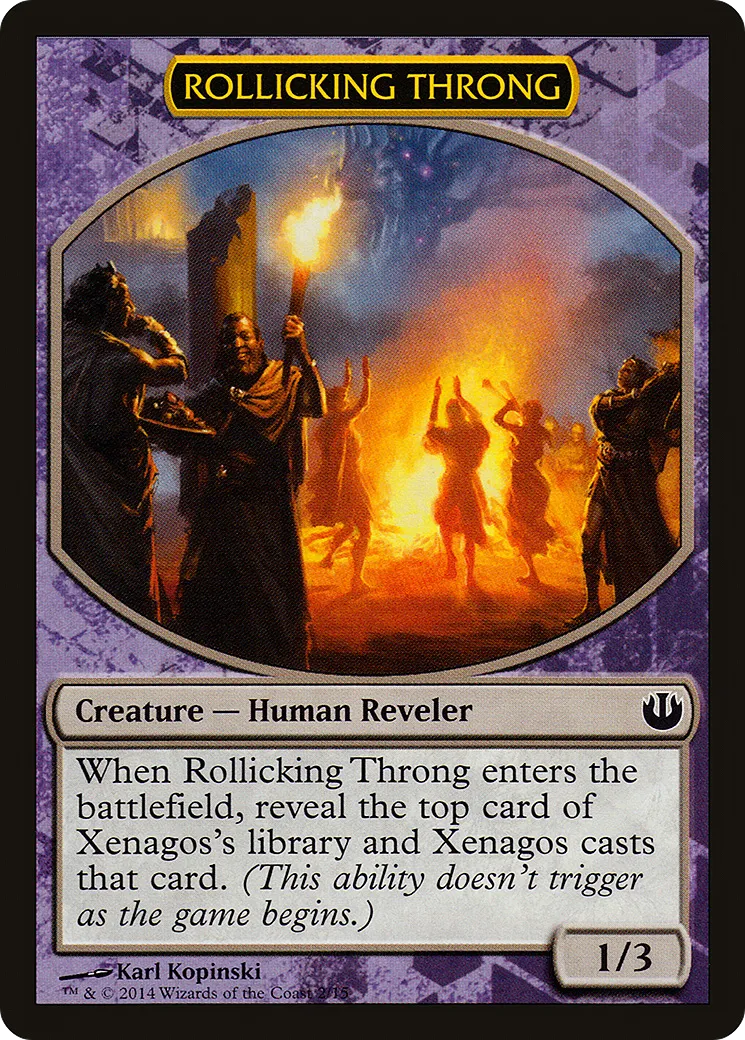 Rollicking Throng — Defeat a God — Magic: The Gathering