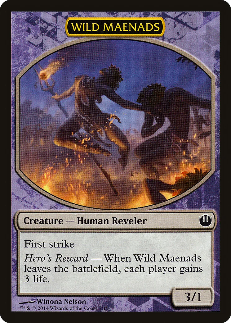 Wild Maenads — Defeat a God — Magic: The Gathering