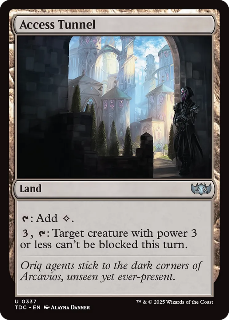 Tunnel d'accès — Tarkir: Dragonstorm Commander — Magic: The Gathering