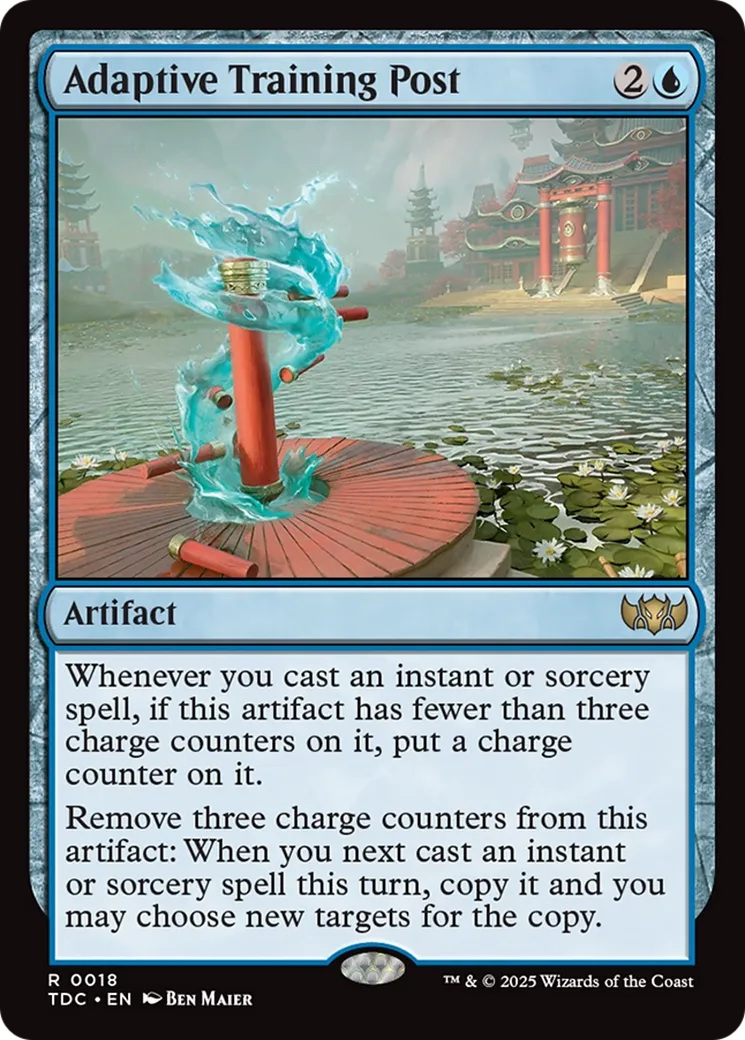 Poteau d'entraînement évolutif — Tarkir: Dragonstorm Commander — Magic: The Gathering