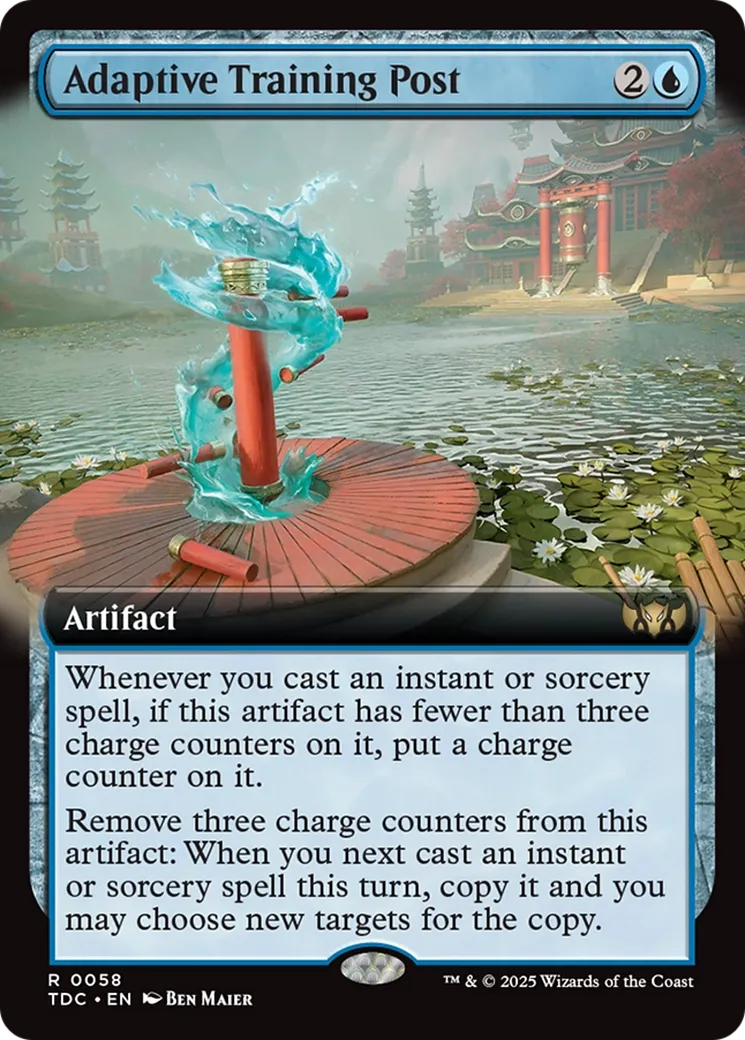 Poteau d'entraînement évolutif — Tarkir: Dragonstorm Commander — Magic: The Gathering