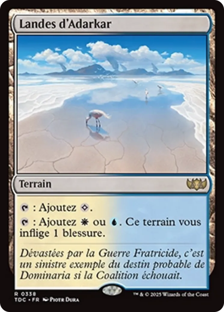 Landes d'Adarkar — Tarkir: Dragonstorm Commander — Magic: The Gathering