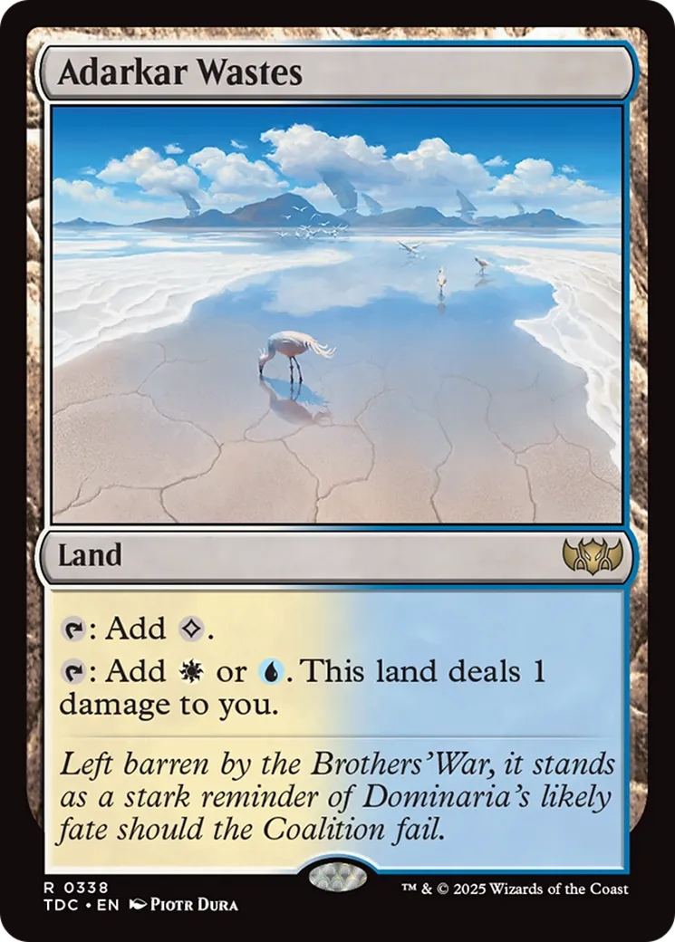 Landes d'Adarkar — Tarkir: Dragonstorm Commander — Magic: The Gathering