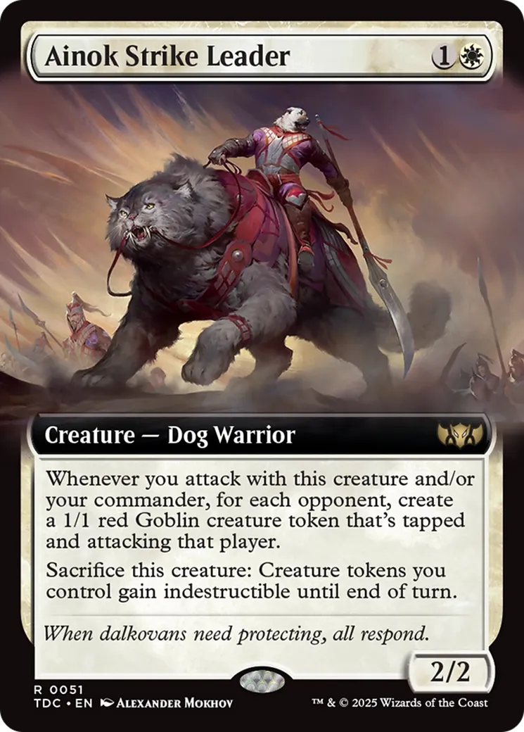Chef d'assaut aïnok — Tarkir: Dragonstorm Commander — Magic: The Gathering