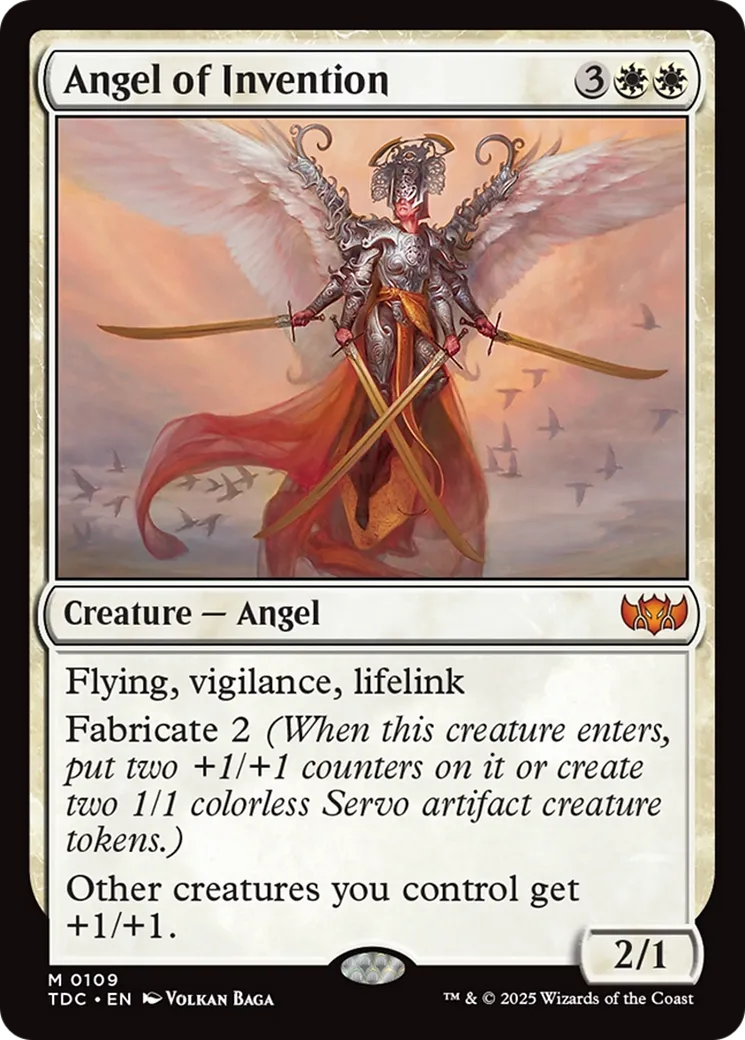 Ange de l'inventivité — Tarkir: Dragonstorm Commander — Magic: The Gathering
