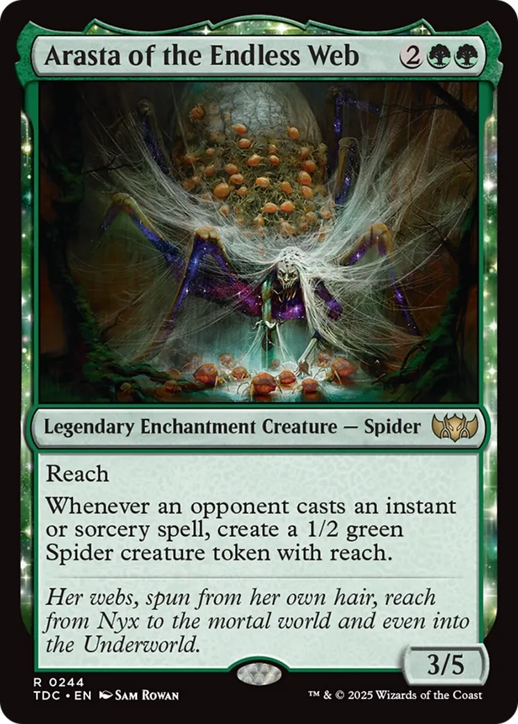 Arasta of the Endless Web — Tarkir: Dragonstorm Commander — Magic: The Gathering