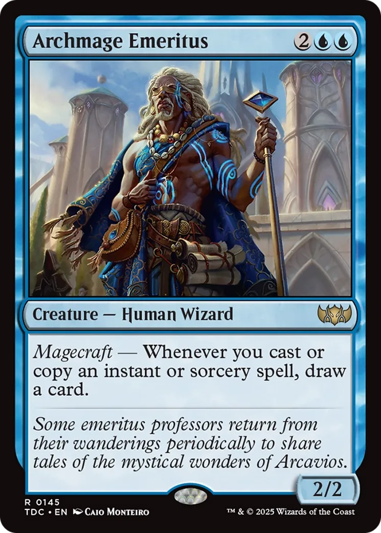 Archimage émérite — Tarkir: Dragonstorm Commander — Magic: The Gathering