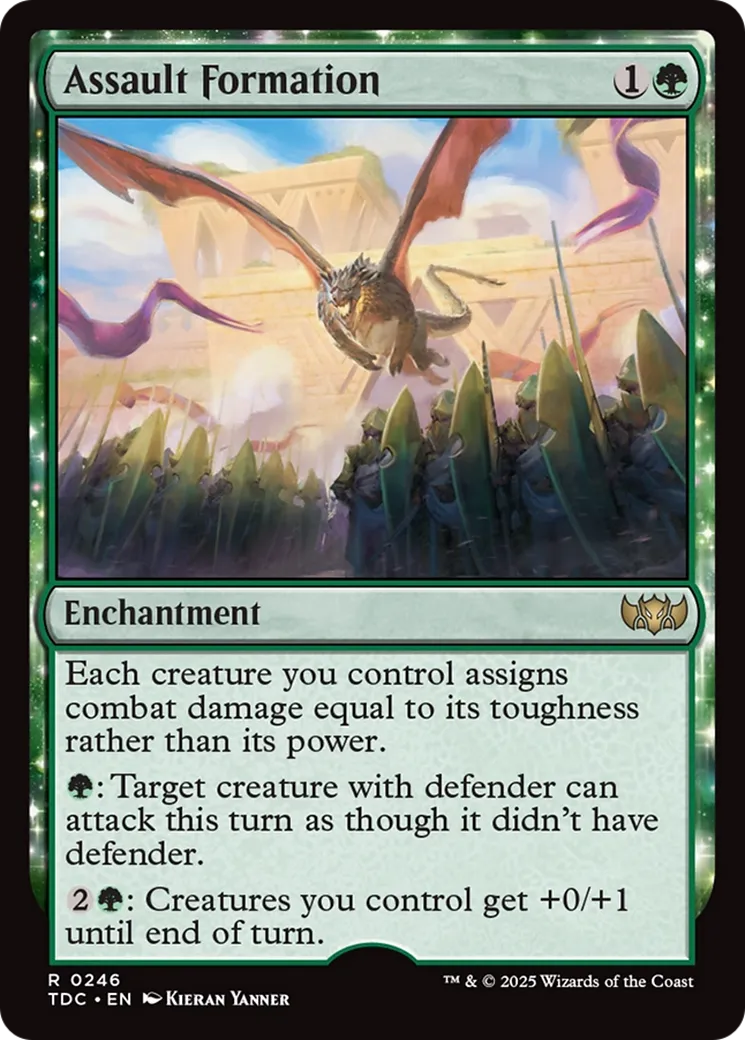 Formation d'assaut — Tarkir: Dragonstorm Commander — Magic: The Gathering