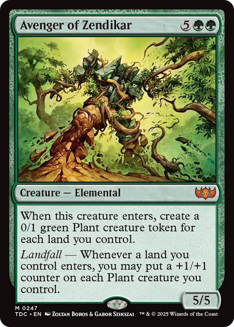Vengeur de Zendikar — Tarkir: Dragonstorm Commander — Magic: The Gathering