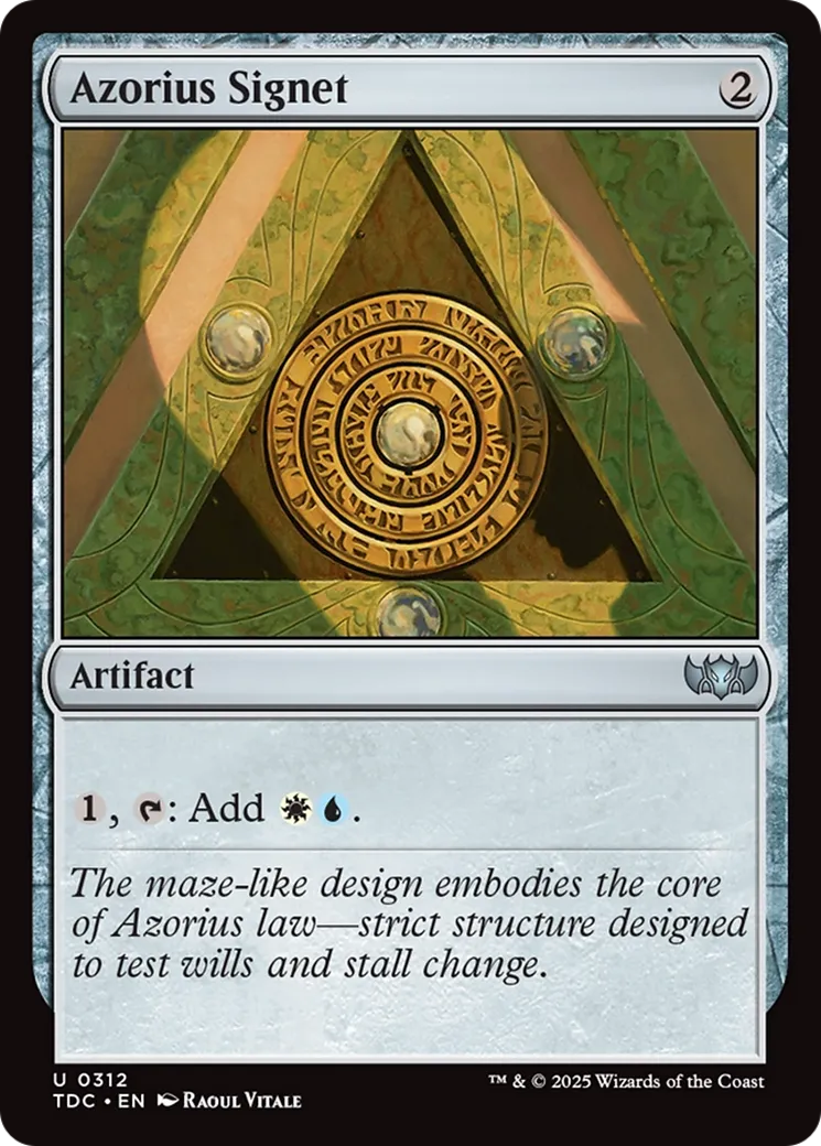 Cachet d'Azorius — Tarkir: Dragonstorm Commander — Magic: The Gathering