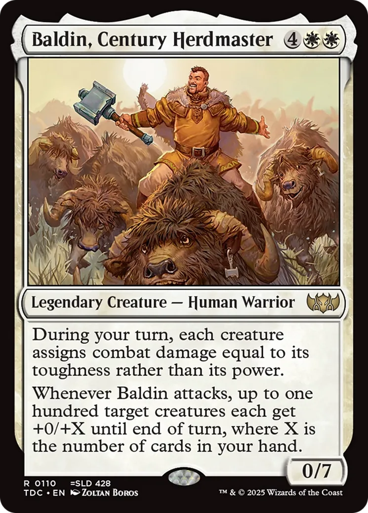 Baldin, Century Herdmaster — Tarkir: Dragonstorm Commander — Magic: The Gathering