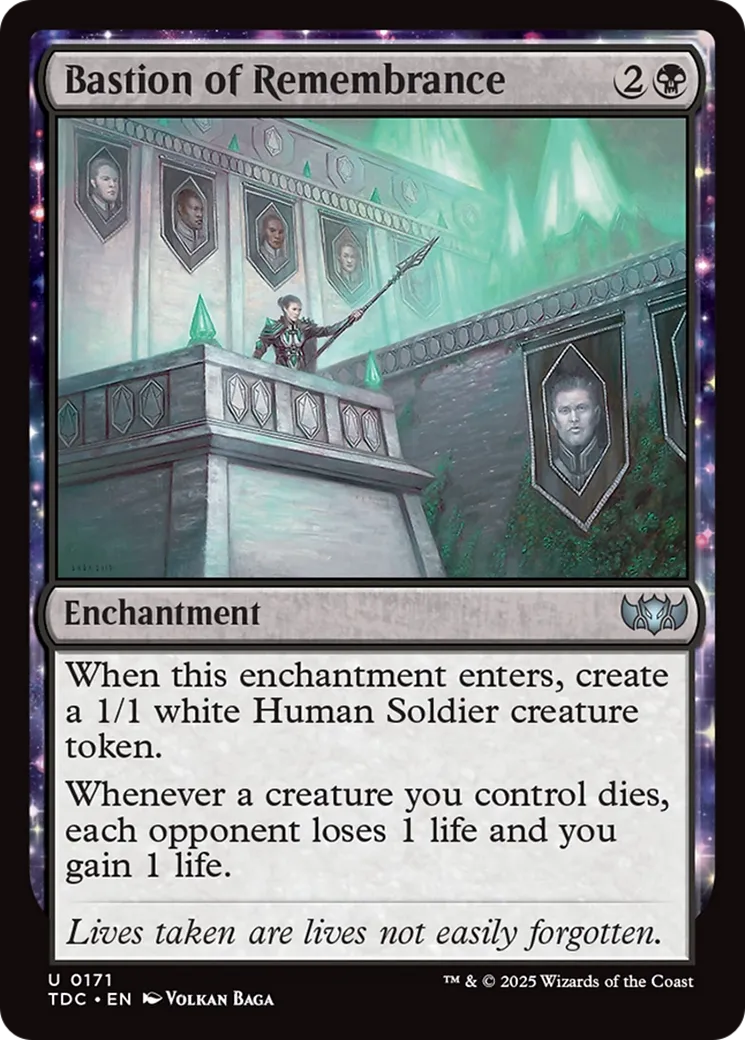 Bastion du souvenir — Tarkir: Dragonstorm Commander — Magic: The Gathering