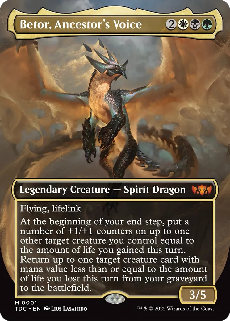 Betor, Ancestor's Voice — Tarkir: Dragonstorm Commander — Magic: The Gathering