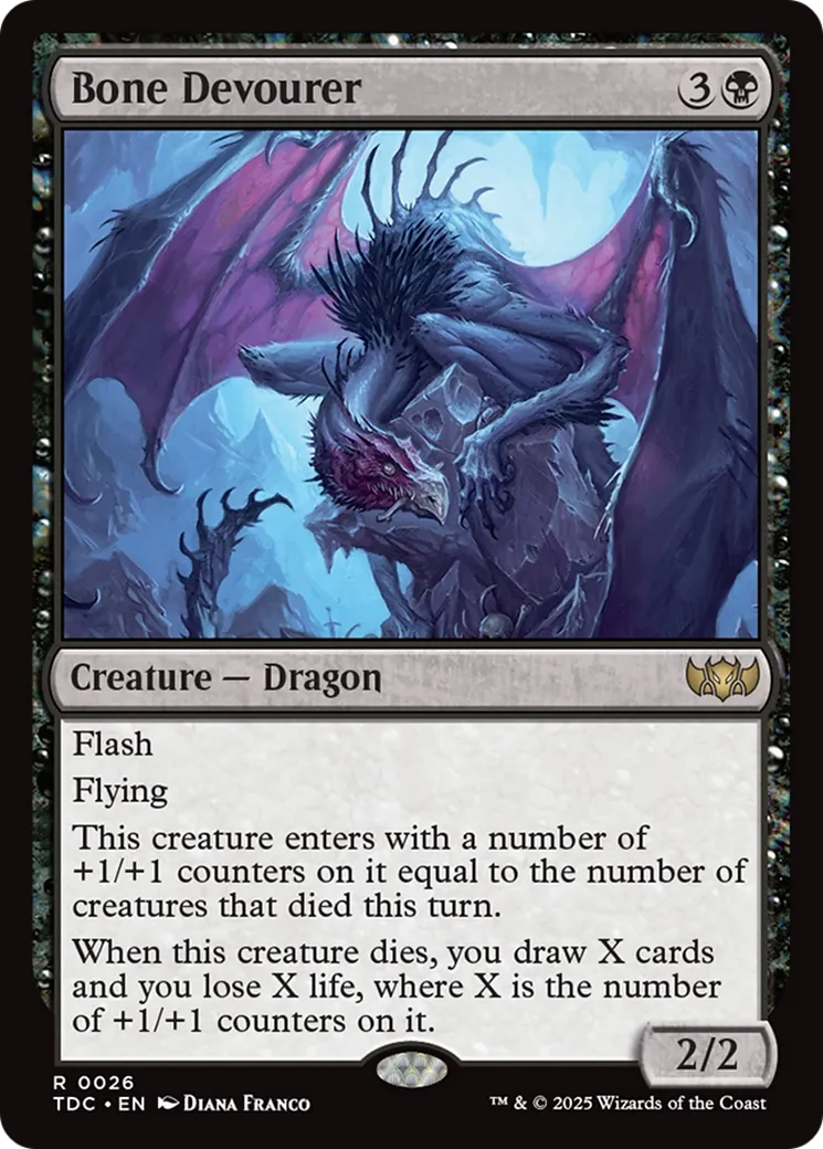 Dévoreur d'ossements — Tarkir: Dragonstorm Commander — Magic: The Gathering