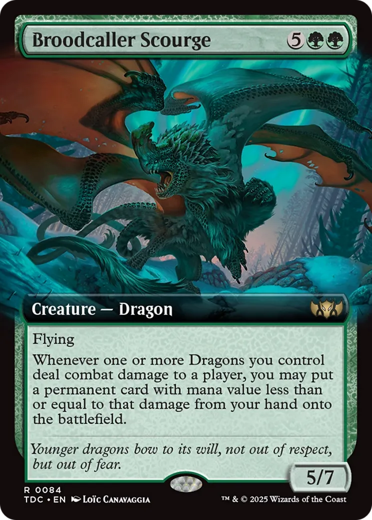 Broodcaller Scourge — Tarkir: Dragonstorm Commander — Magic: The Gathering