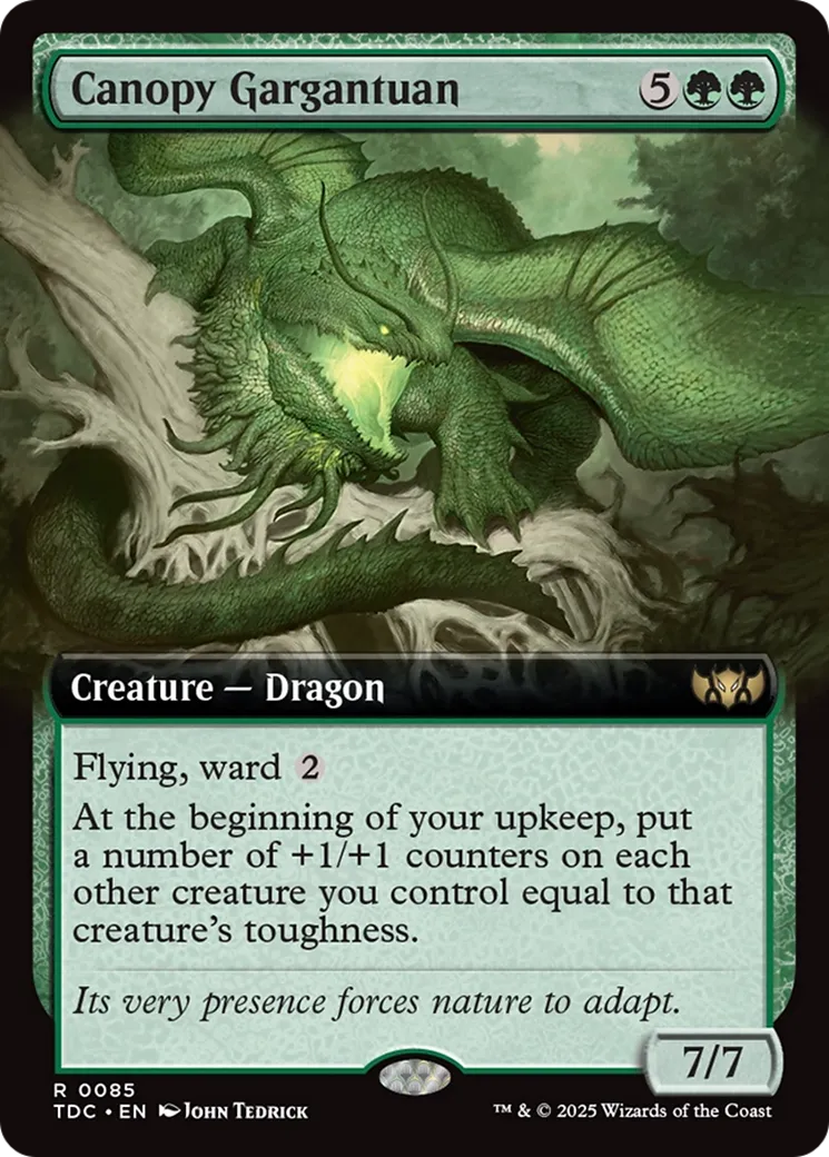 Canopy Gargantuan — Tarkir: Dragonstorm Commander — Magic: The Gathering