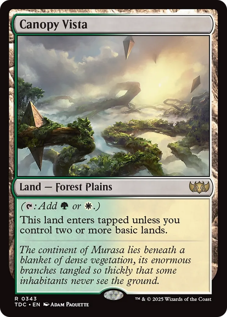 Vue de la canopée — Tarkir: Dragonstorm Commander — Magic: The Gathering