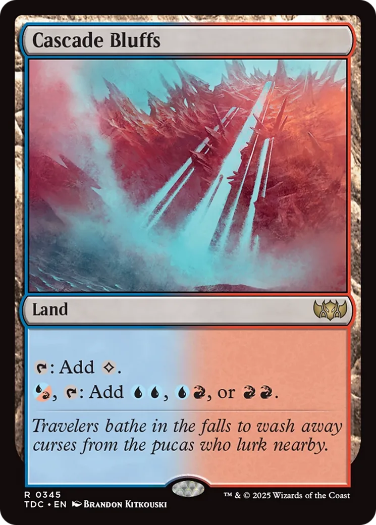 Saillies de la cascade — Tarkir: Dragonstorm Commander — Magic: The Gathering