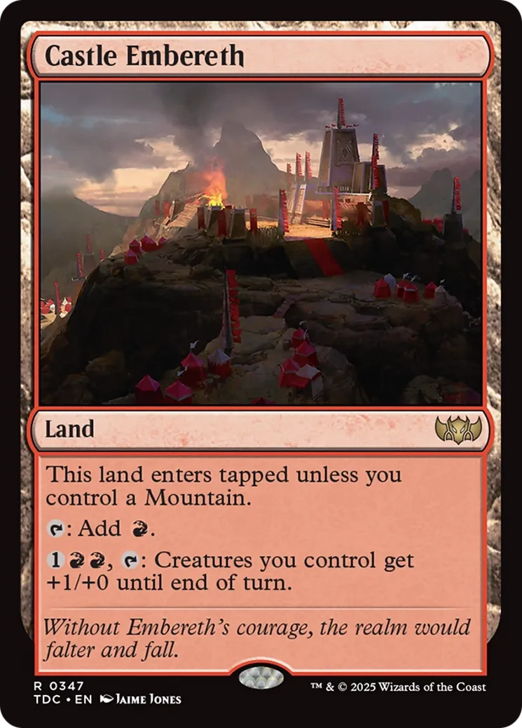 Château Braisereth — Tarkir: Dragonstorm Commander — Magic: The Gathering