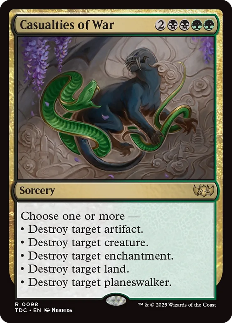 Victimes de la guerre — Tarkir: Dragonstorm Commander — Magic: The Gathering