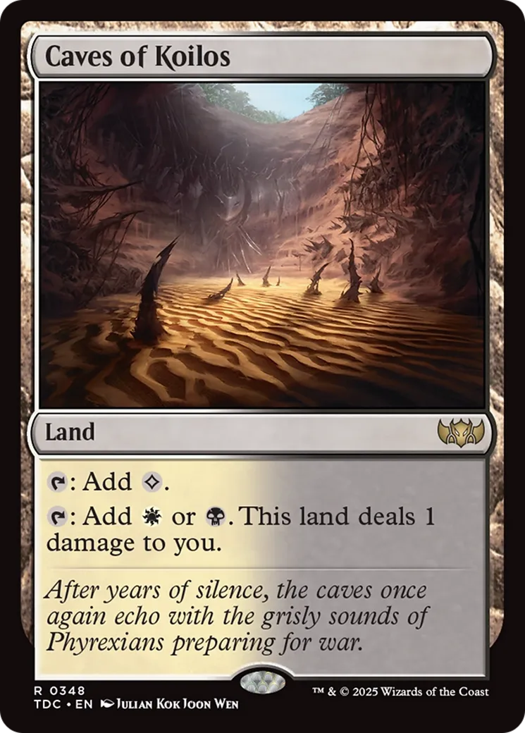 Cavernes de Koïlos — Tarkir: Dragonstorm Commander — Magic: The Gathering