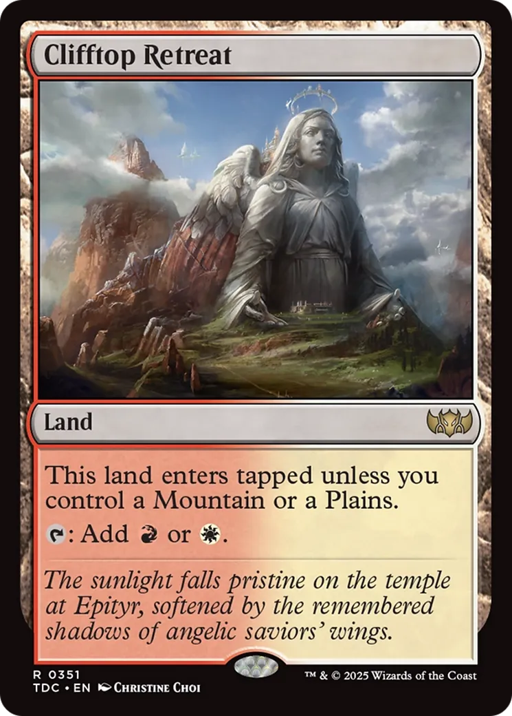 Rectorat du haut des falaises — Tarkir: Dragonstorm Commander — Magic: The Gathering