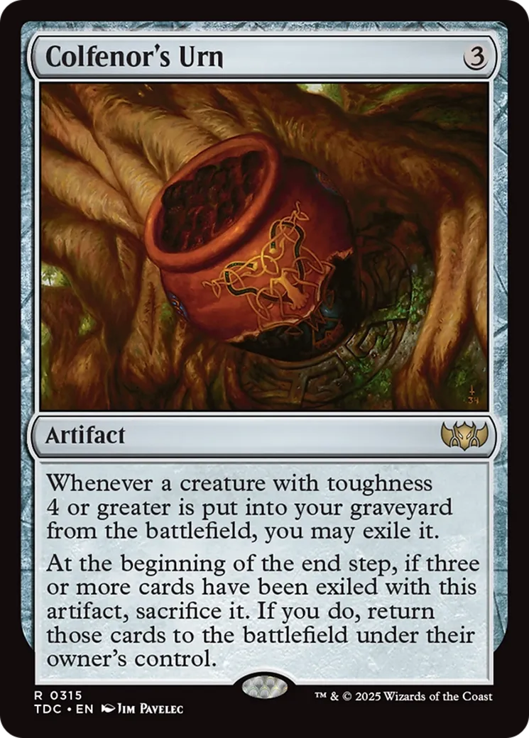 Colfenor's Urn — Tarkir: Dragonstorm Commander — Magic: The Gathering