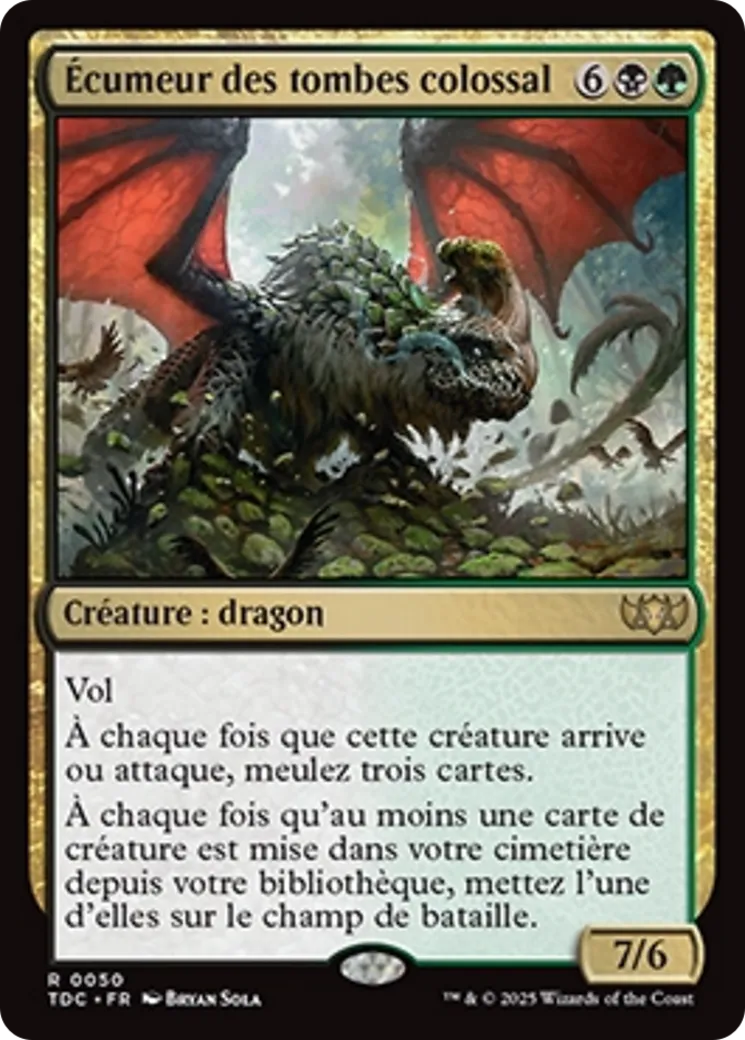 Écumeur des tombes colossal — Tarkir: Dragonstorm Commander — Magic: The Gathering