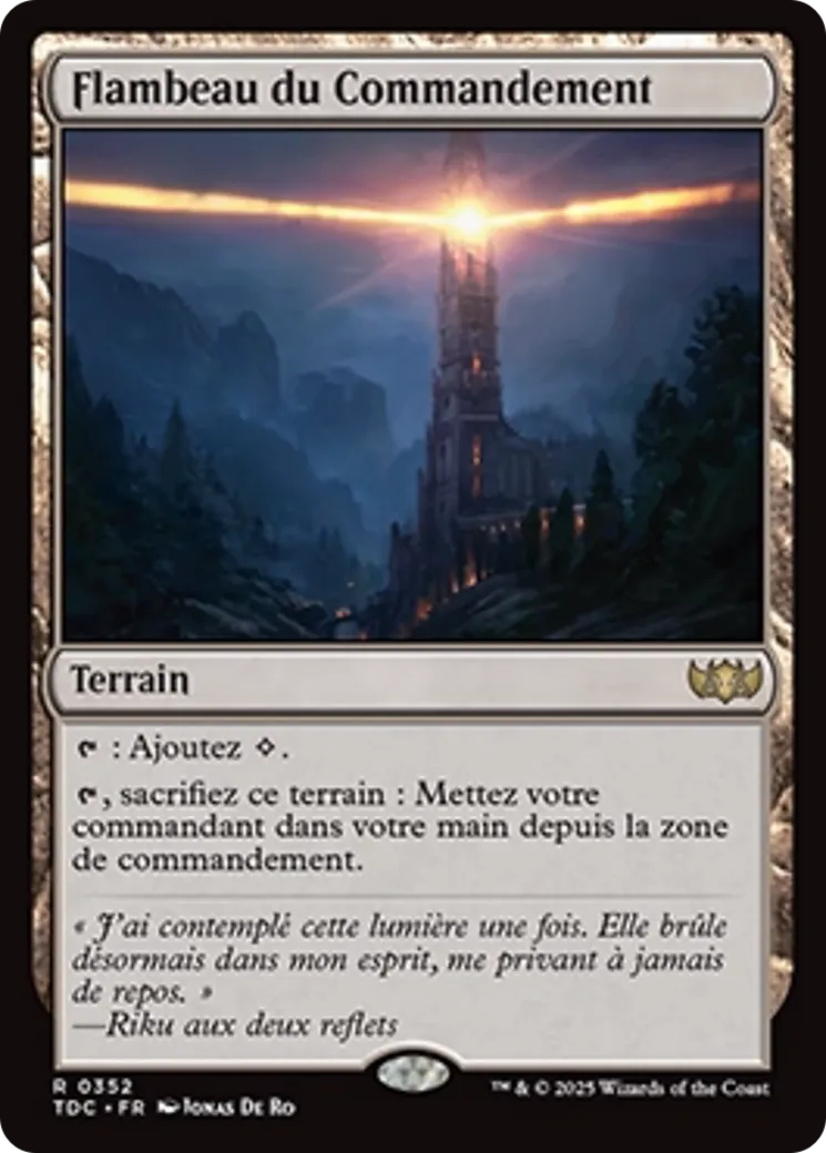 Flambeau du Commandement — Tarkir: Dragonstorm Commander — Magic: The Gathering