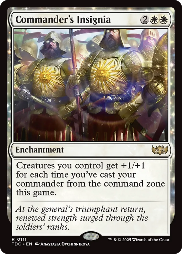 Commander's Insignia — Tarkir: Dragonstorm Commander — Magic: The Gathering