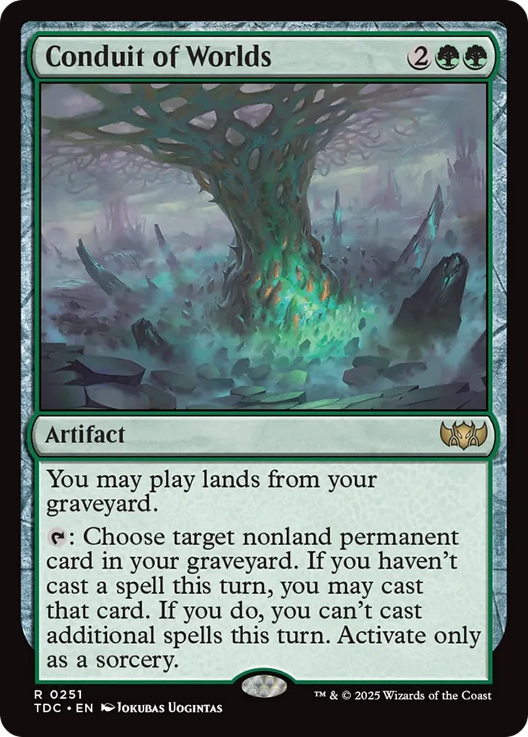 Conduit des mondes — Tarkir: Dragonstorm Commander — Magic: The Gathering