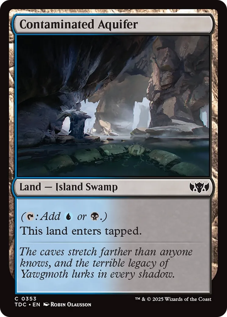 Contaminated Aquifer — Tarkir: Dragonstorm Commander — Magic: The Gathering