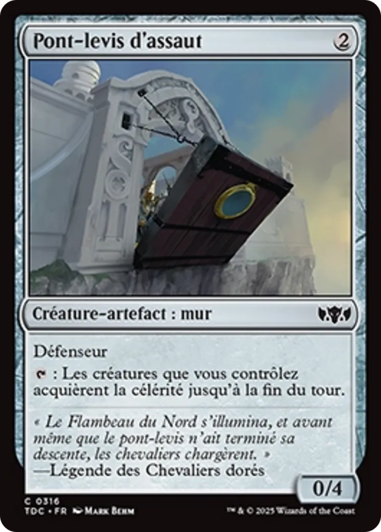 Pont-levis d'assaut — Tarkir: Dragonstorm Commander — Magic: The Gathering