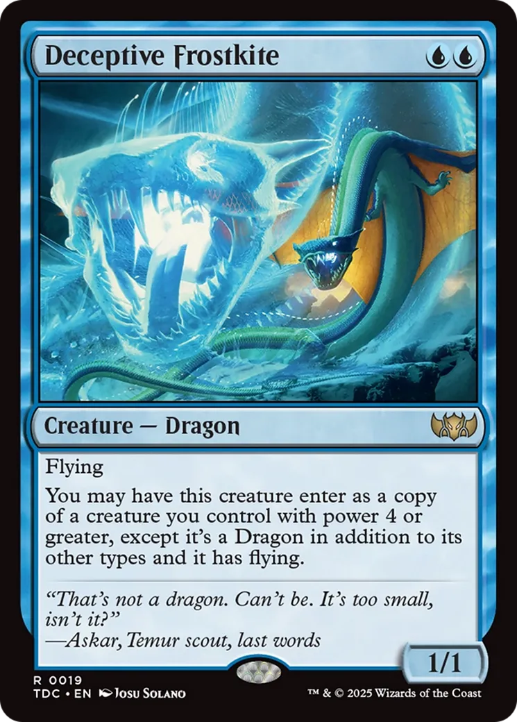 Escouflegel trompeur — Tarkir: Dragonstorm Commander — Magic: The Gathering