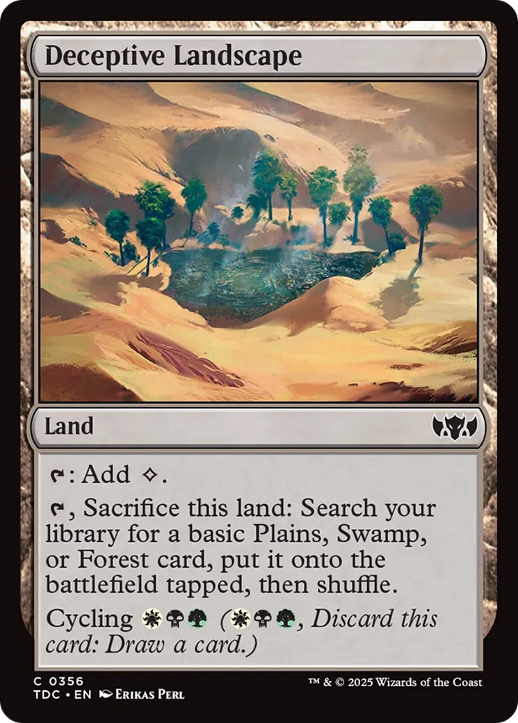 Paysage trompeur — Tarkir: Dragonstorm Commander — Magic: The Gathering