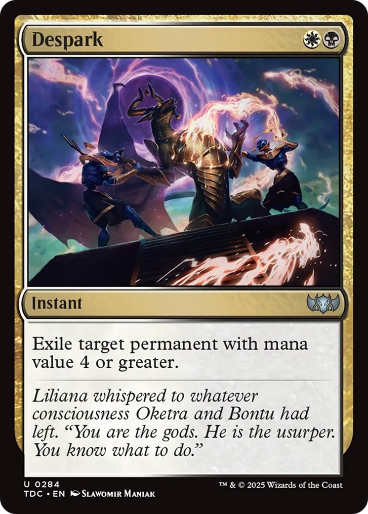 Suppression d'étincelle — Tarkir: Dragonstorm Commander — Magic: The Gathering