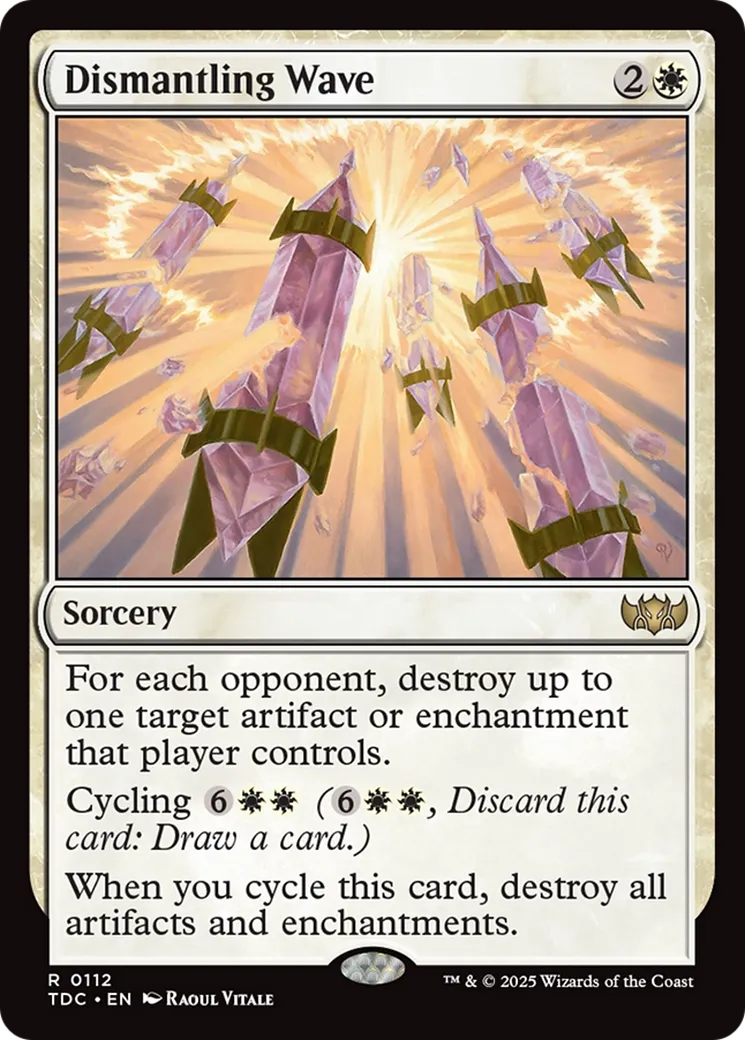 Dismantling Wave — Tarkir: Dragonstorm Commander — Magic: The Gathering