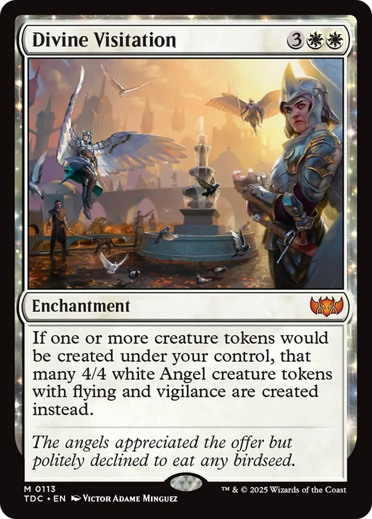 Divine Visitation — Tarkir: Dragonstorm Commander — Magic: The Gathering