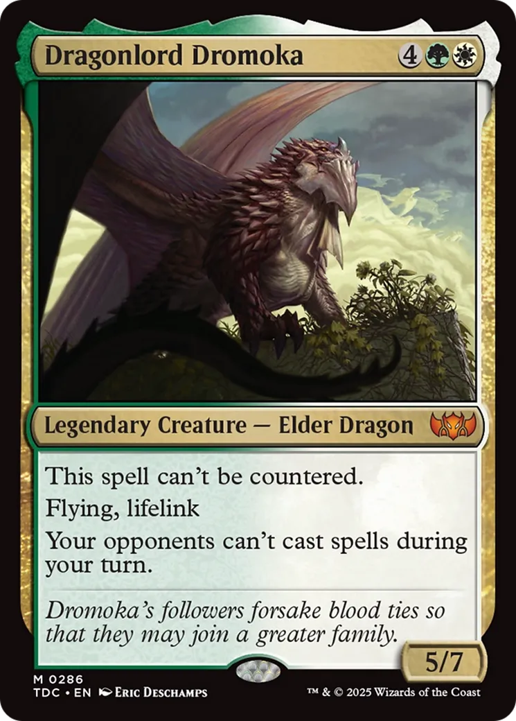 Dragonlord Dromoka — Tarkir: Dragonstorm Commander — Magic: The Gathering