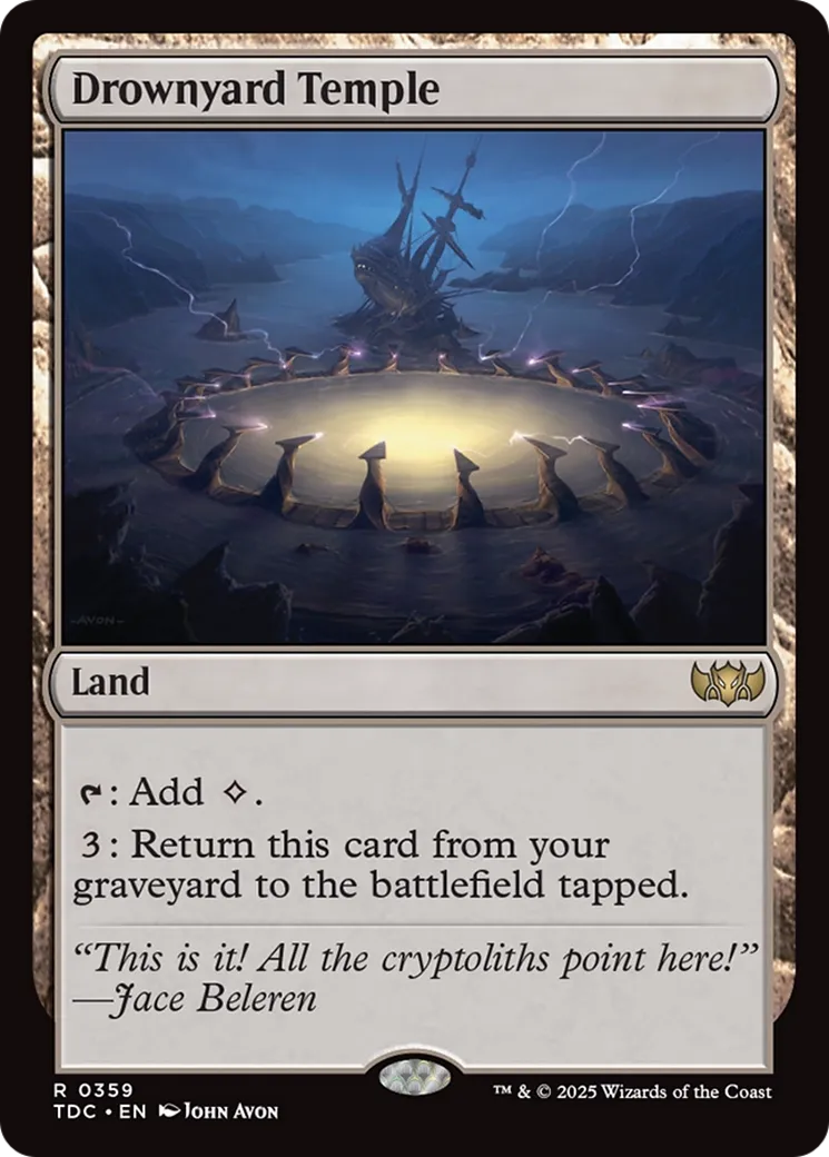 Drownyard Temple — Tarkir: Dragonstorm Commander — Magic: The Gathering