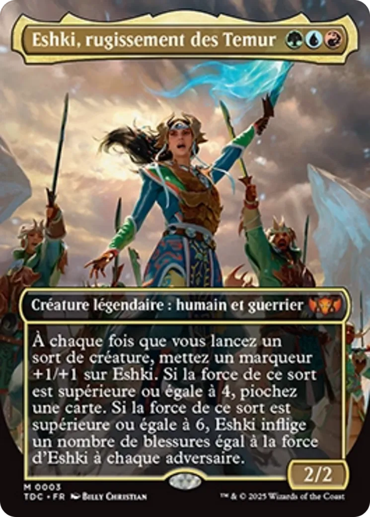Eshki, rugissement des Temur — Tarkir: Dragonstorm Commander — Magic: The Gathering