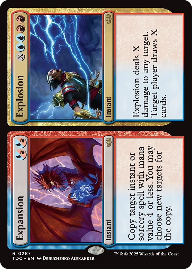 Expansion // Explosion — Tarkir: Dragonstorm Commander — Magic: The Gathering