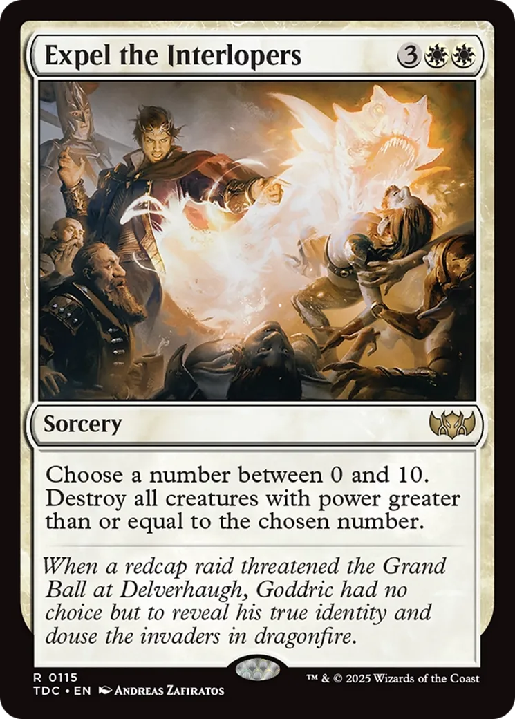 Expel the Interlopers — Tarkir: Dragonstorm Commander — Magic: The Gathering