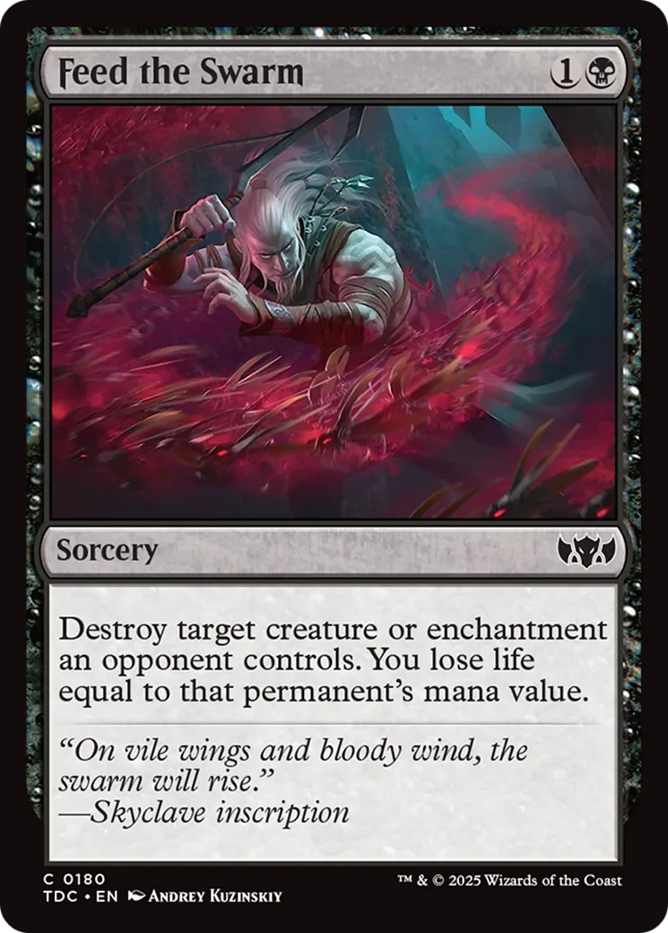 Nourrir l'essaim — Tarkir: Dragonstorm Commander — Magic: The Gathering