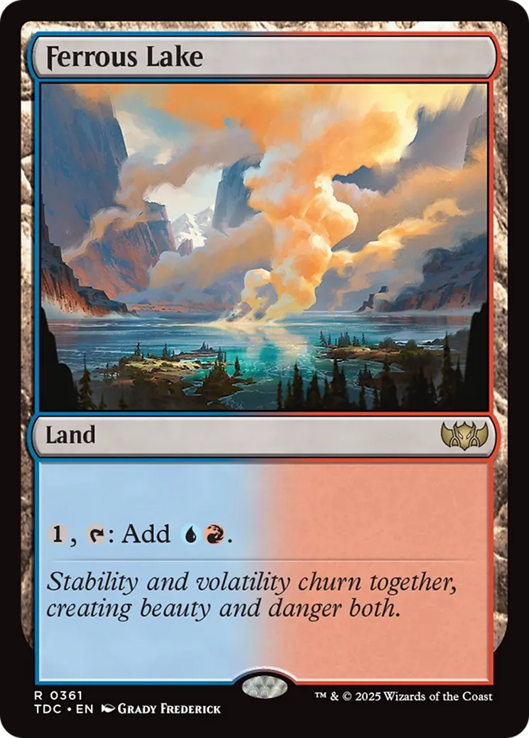 Lac ferrique — Tarkir: Dragonstorm Commander — Magic: The Gathering